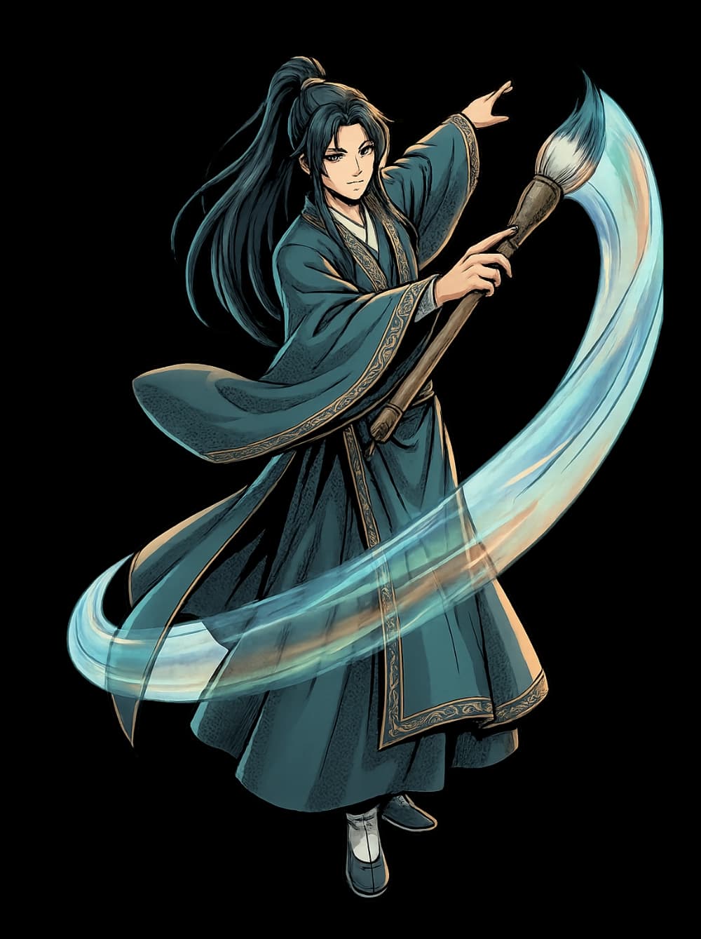 Sora, the Artisan — anime guide character for Portara’s wallpaper and layout customization